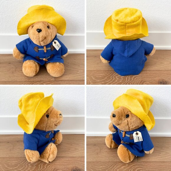Vintage Sears Paddington Bear 15” Kids Gifts Plush Toy Stuffed Animal Blue Coat - Picture 2 of 10